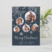 装飾品 |フォトコラージュのホリデーカード シーズンカード (スタンド正面)