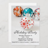 装飾品 ホリデーパーティーの招待状 招待状 (正面/裏面)