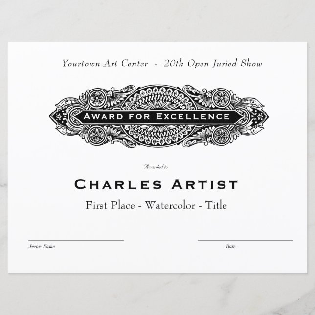 装飾品 – 優秀美術賞受賞 (正面)