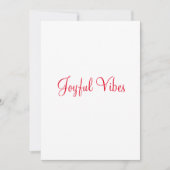 装飾品 招待状 (正面)