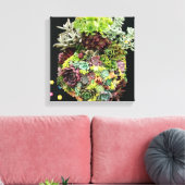 装飾多肉類 キャンバスプリント (インサイチュ (リビング))