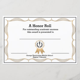 装飾学賞証明書