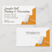 装飾家の画家 名刺 (正面/裏面)