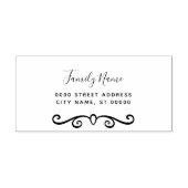 装飾差出人住所自己スタンプ セルフインキングスタンプ (デザイン)