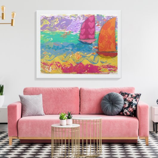 装飾帆 キャンバスプリント (インサイチュ (リビング))