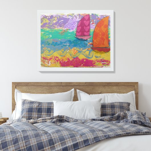 装飾帆 キャンバスプリント (インサイチュ (寝室))