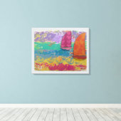 装飾帆 キャンバスプリント (インサイチュ (ウッドフロア))