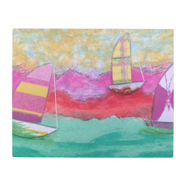 装飾帆 メタルプリント (正面)