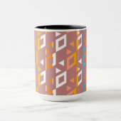 装飾幾何学タイルのモザイクパターン#6 マグカップ (中央)