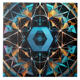 装飾幾何学模様モチーフ タイル