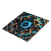 装飾幾何学模様モチーフ タイル (側面)