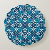 装飾幾何学模様 ラウンドクッション (裏面)