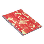 装飾幾何学的、抽象芸術ヴィンテージ要素。 ノートブック (右側)