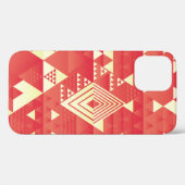 装飾幾何学的、抽象芸術ヴィンテージ要素。 Case-Mate iPhoneケース (裏面 (横))
