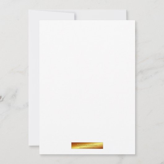 装飾感動的デザインのエレガント引用文 (裏面)