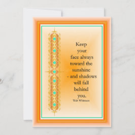 装飾感動的デザインのエレガント引用文 招待状