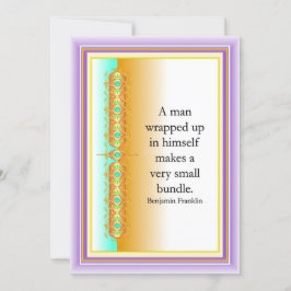 装飾感動的デザインのエレガント引用文 招待状