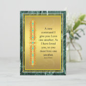 装飾感動的引用文のエレガントデザイン 招待状 (スタンド正面)