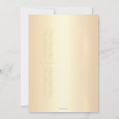 装飾感動的引用文のエレガントデザイン 招待状 (裏面)