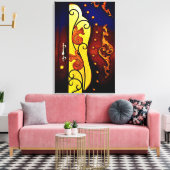 装飾扉 キャンバスプリント (インサイチュ (リビング))