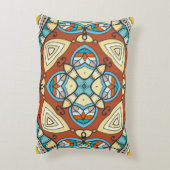 装飾手描きシームレスパターン。カラフルa アクセントクッション (裏面(縦))