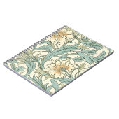 装飾手描き素朴な植物モダン ノートブック (左側)