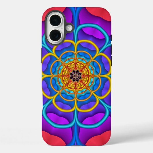 装飾抽象芸術花形 Case-Mate iPhoneケース (裏面)