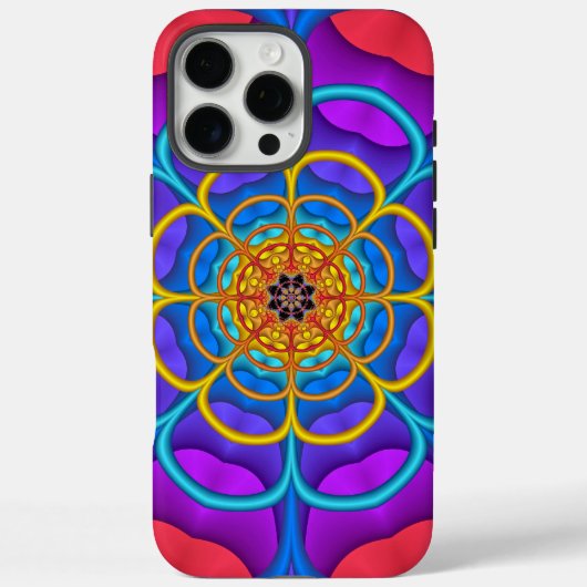 装飾抽象芸術花形 Case-Mate iPhoneケース (裏面)