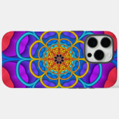 装飾抽象芸術花形 Case-Mate iPhoneケース (裏面 (横))
