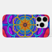 装飾抽象芸術花形 Case-Mate iPhoneケース (裏面 (横))