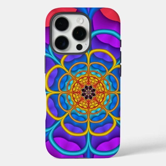 装飾抽象芸術花形 Case-Mate iPhoneケース (裏面)
