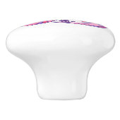 装飾文字Dハンドルモノグラムのノブ セラミックノブ (側面)