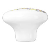 装飾文字Eモノグラムハンドルプルノブ セラミックノブ (側面)