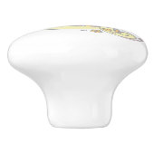 装飾文字Gモノグラムハンドルプルノブ セラミックノブ (側面)