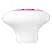 装飾文字Oハンドルモノグラムのノブ セラミックノブ (側面)