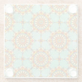 装飾文様 ガラスコースター (裏面)