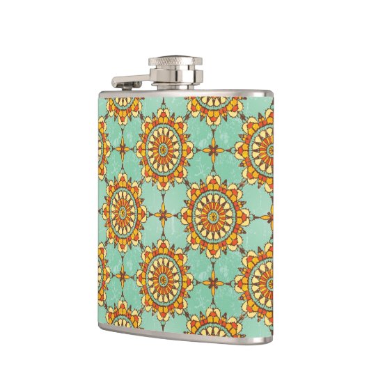 装飾文様 フラスク (左)