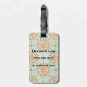 装飾文様 ラゲッジタグ (裏面縦)