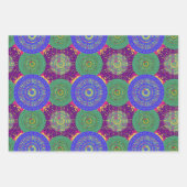 装飾曼荼羅の模様 ラッピングペーパーシート (正面)