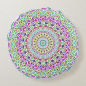 装飾曼荼羅円枕 ラウンドクッション (裏面)