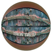 装飾木製カッコいいゲートのペルソナライズ バスケットボール (正面)