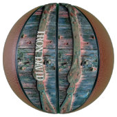 装飾木製カッコいいゲートのペルソナライズ バスケットボール (縦)