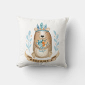 装飾枕を持つ森林動物 クッション (正面)