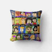 装飾枕漫画スタイル クッション (正面)