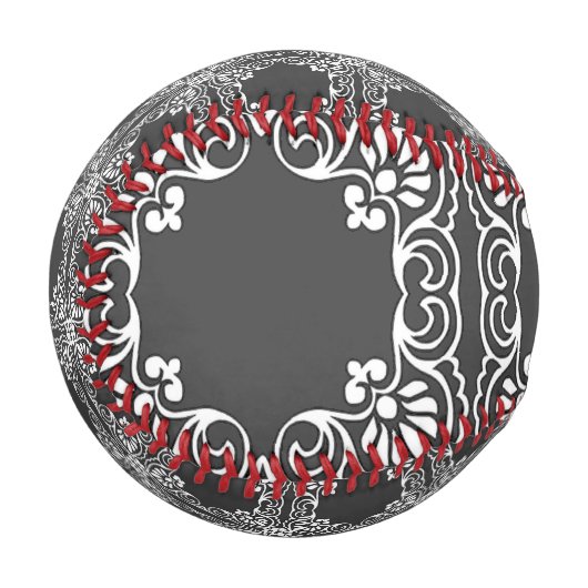 装飾枠 野球ボール (正面左)