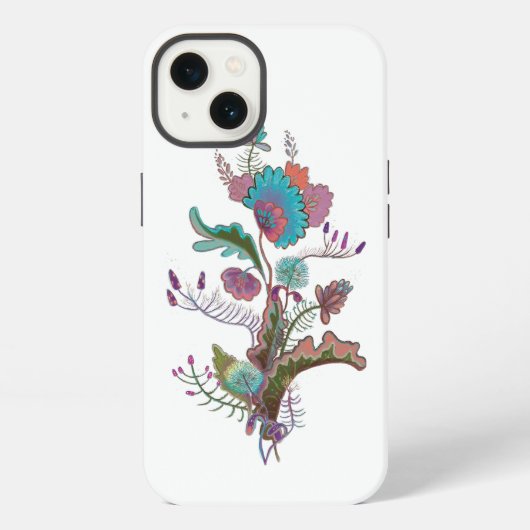装飾植物イラスト iPhoneケース (裏面)
