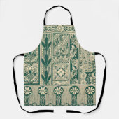 装飾植物性アールヌーボー模様 エプロン (正面)