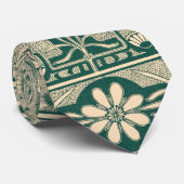 装飾植物性アールヌーボー模様 ネクタイ (ロール)