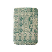 装飾植物性アールヌーボー模様 バスマット (正面縦)