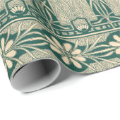 装飾植物性アールヌーボー模様 ラッピングペーパー (ロールコーナー)